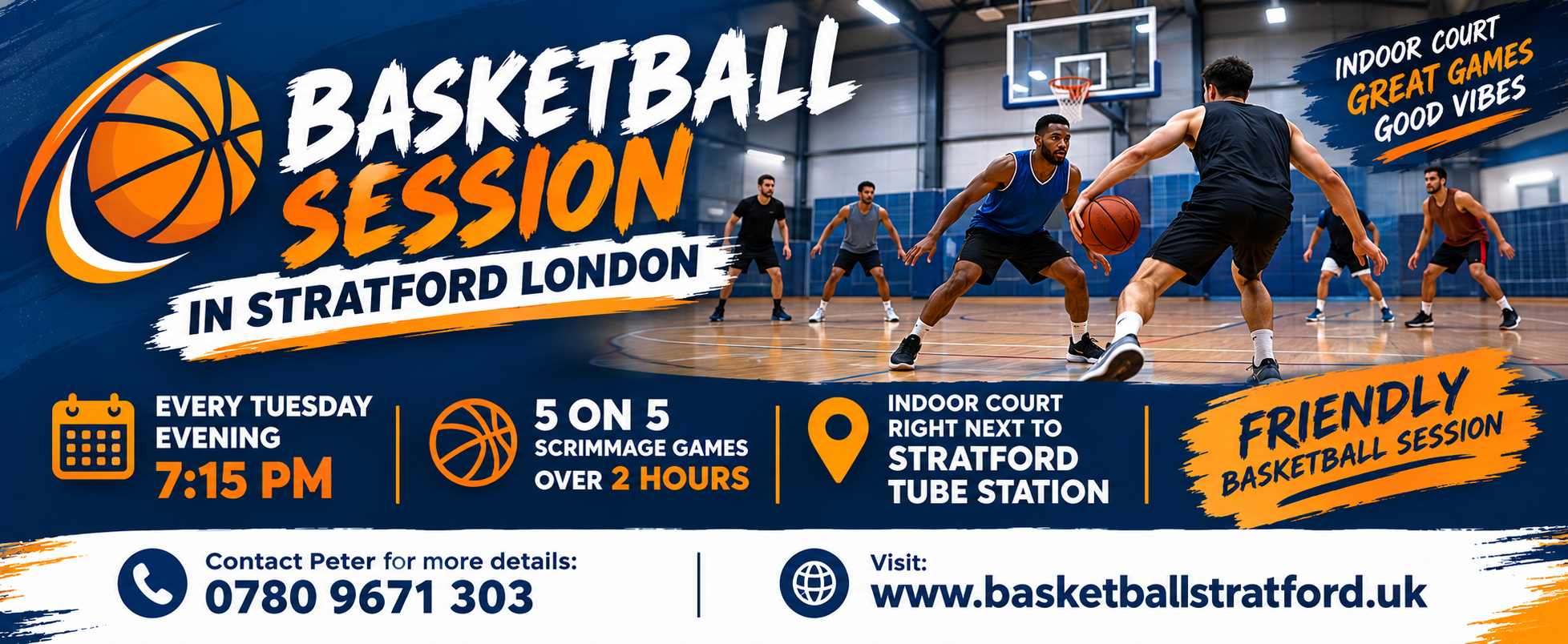 Basketball Session in Stratford London